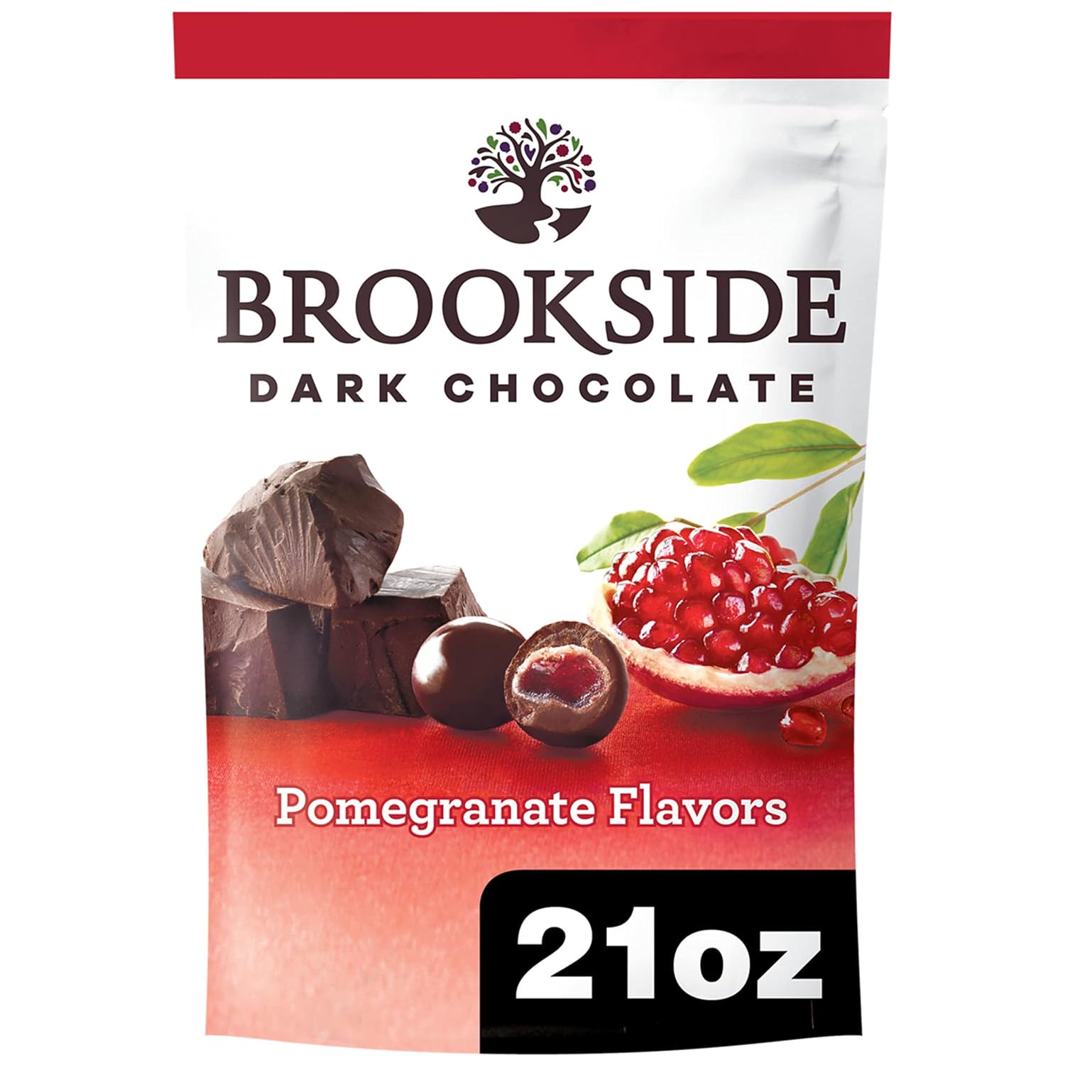 BROOKSIDE Dark Chocolate and Pomegranate BROOKSIDE Dark Chocolate and Pomegranate